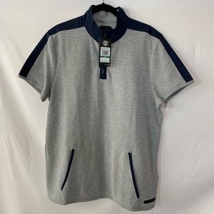 Under Armour 1/4 Zip Up Short Sleeves Knit Shirt